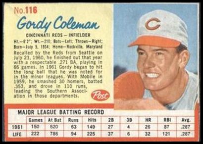 116 Gordy Coleman